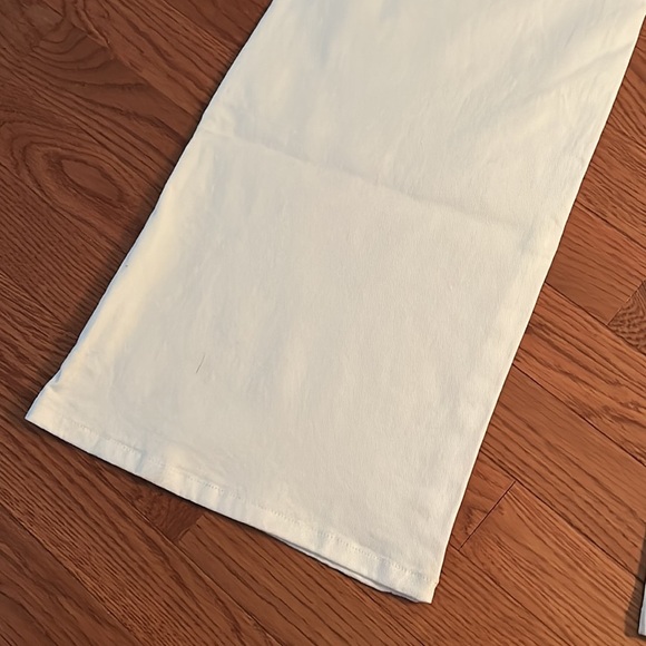 Express Women’s White Jeans Side Buttons Size 13/14 - Picture 4 of 6